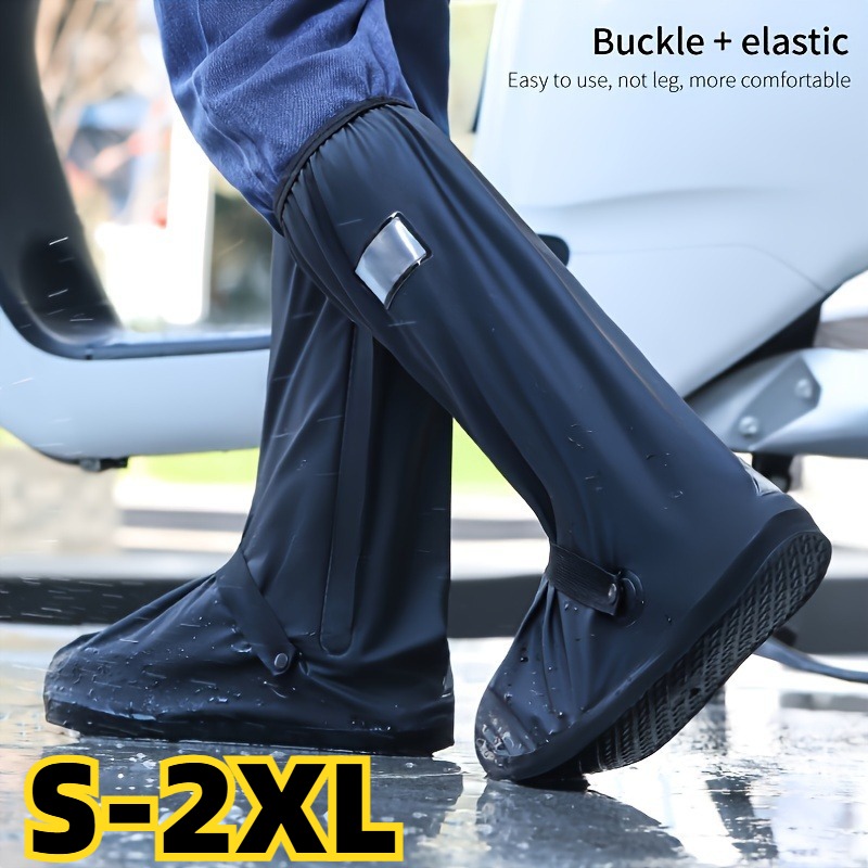 Outdoor Adventure Shoes - 1pair Rain Boot Shoe Cover High-tube
