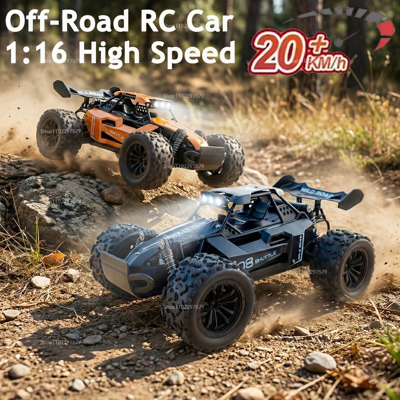 Outdoor Adventure Toys For Kids - RC Monster Truck 1:16 Scale Remote