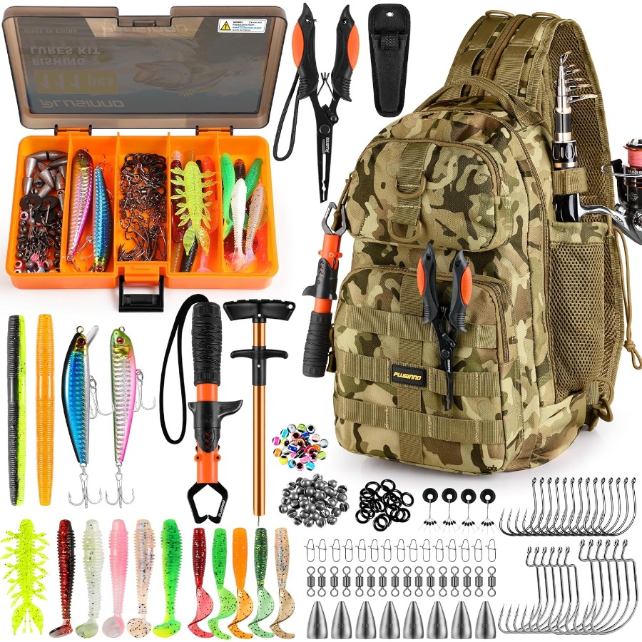 Outdoor Adventure Store - Waterproof Fishing Backpack with Integrated Tackle
