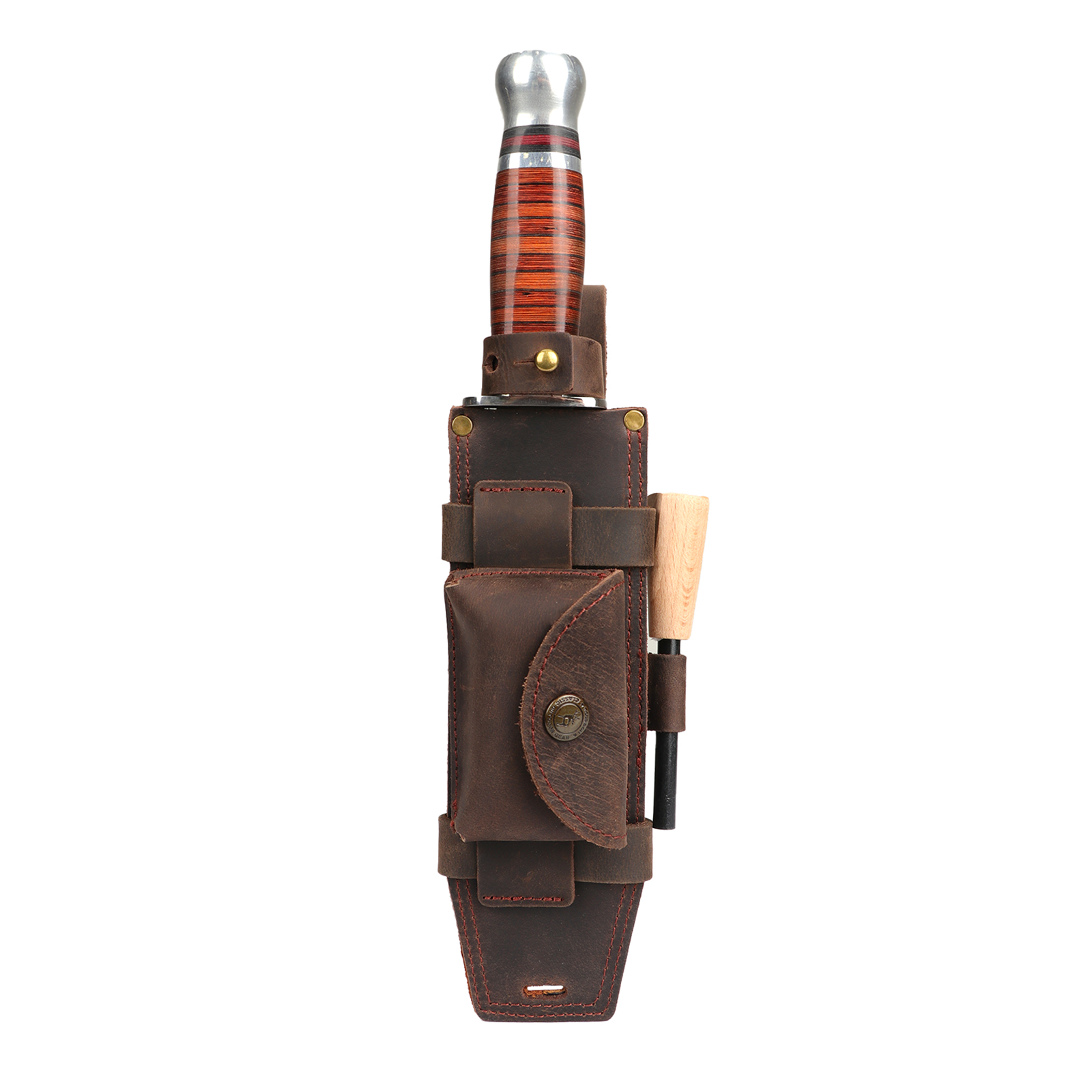 Tourbon Camping Leather thKnif - مراجعة Camp Knife Multi وسعره