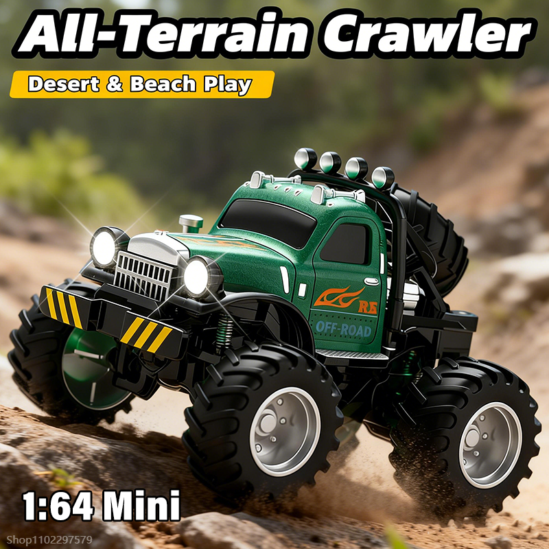 Mini 1:64 RC Cars Monster Truc - مراجعة Outdoor Adventure Experiences وسعره