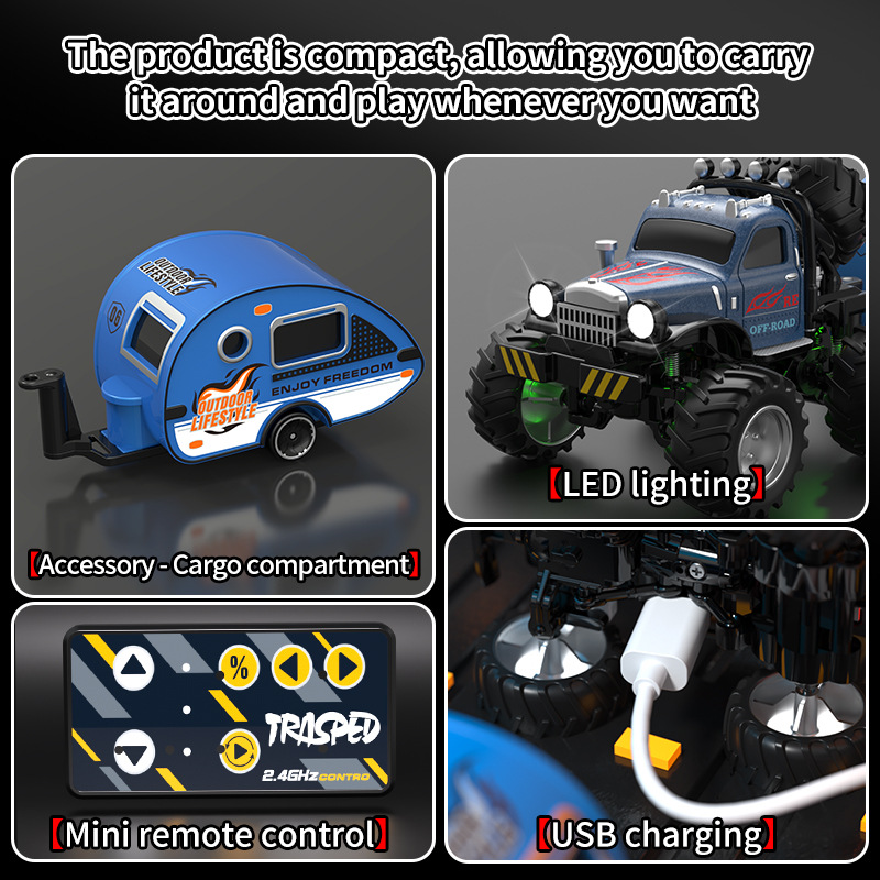 New 1/64 Scale Monster Truck W - مراجعة Outdoor Adventure Experiences وسعره