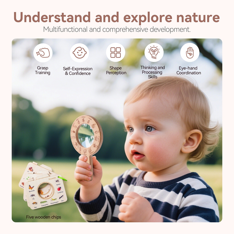 Wooden Montessori Toy Magnifyi - مراجعة Outdoor Adventure Learning وسعره