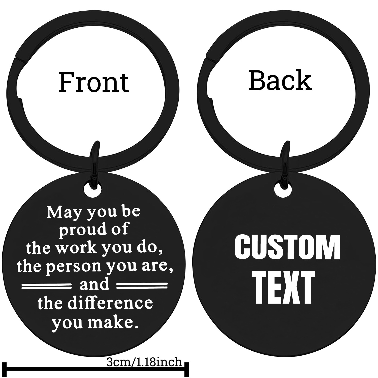 Custom Black Round Keychain, M - مراجعة Outdoor Adventure Birthday Party وسعره