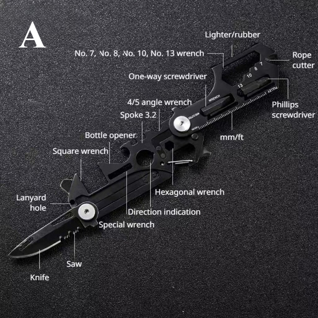 Multifunctional EDC Tool Card  - مراجعة Camp Knife Multi وسعره