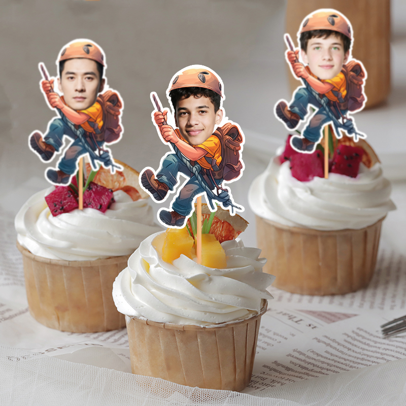 12/24pcs Custom Mountain Climb - مراجعة Outdoor Adventure Birthday Party وسعره
