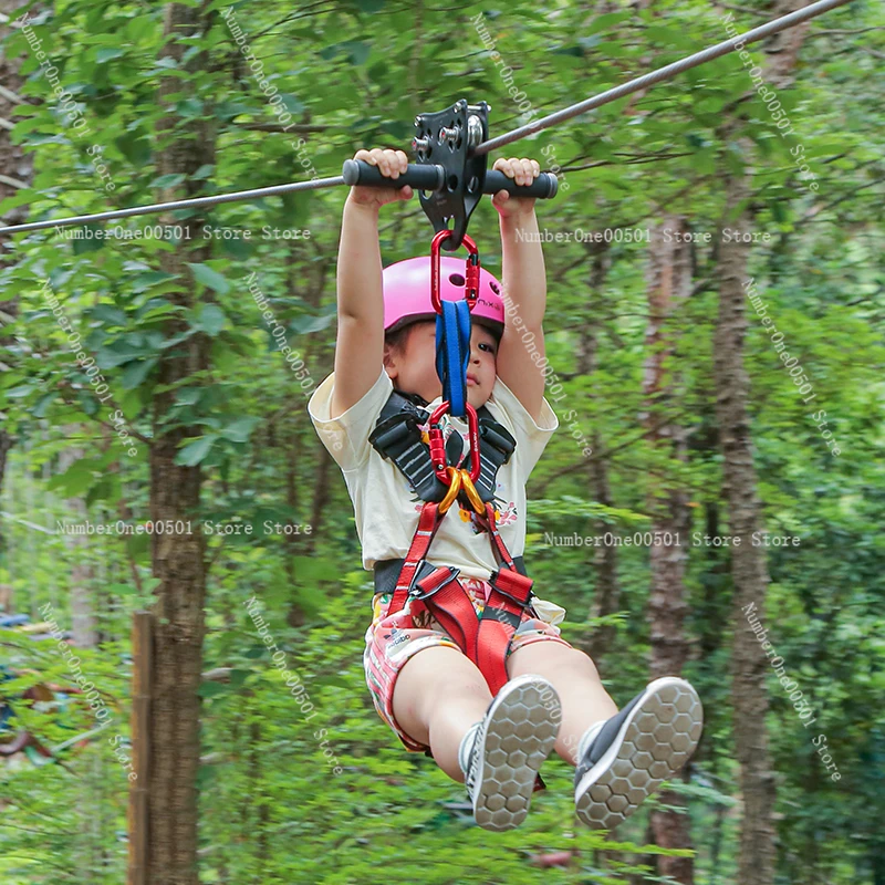 Kids Zipline Kit Playground Pu - مراجعة Outdoor Adventure Ziplines & Waterfall وسعره