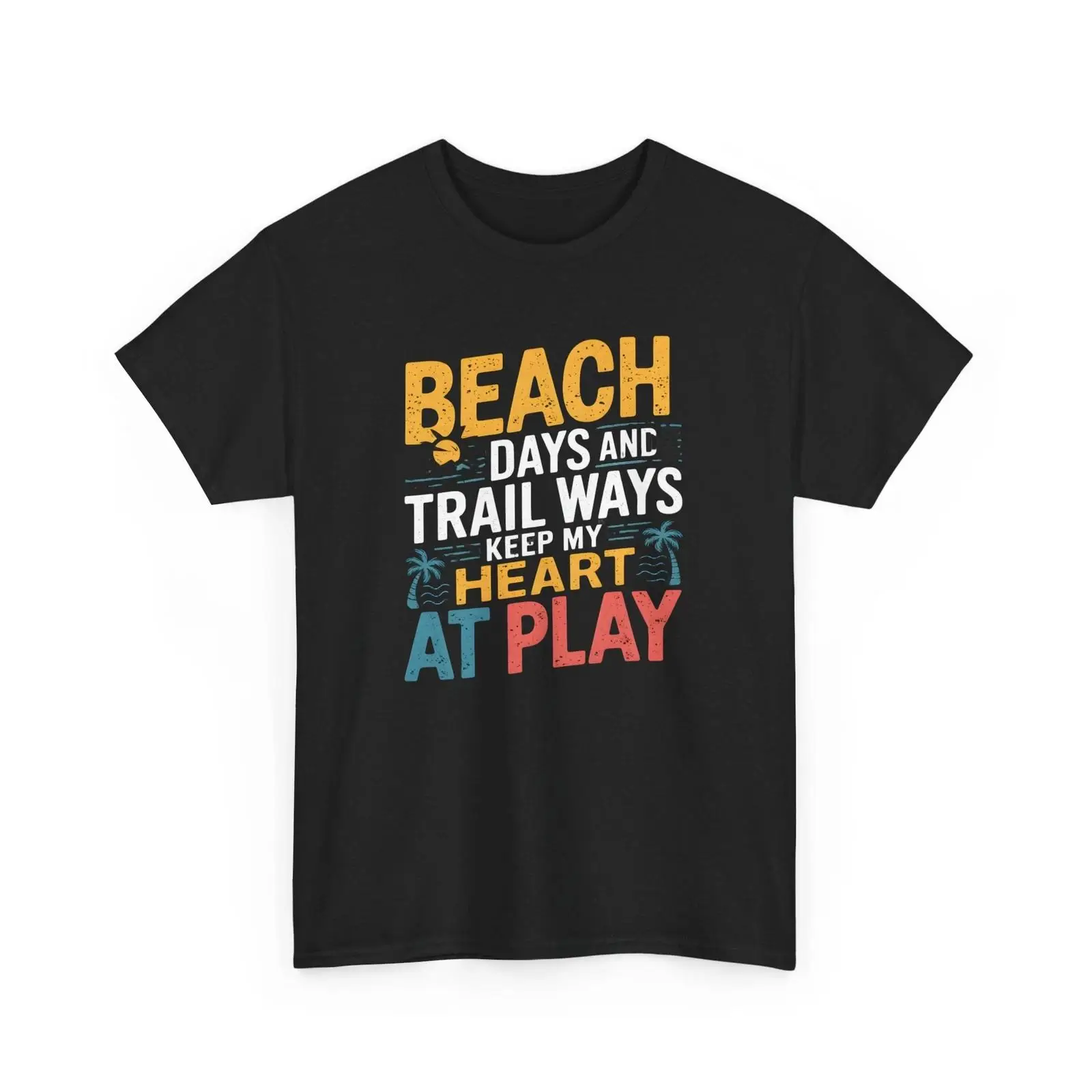 Beach Days Trail Ways T Shirt  - مراجعة Outdoor Adventure Quotes Short وسعره