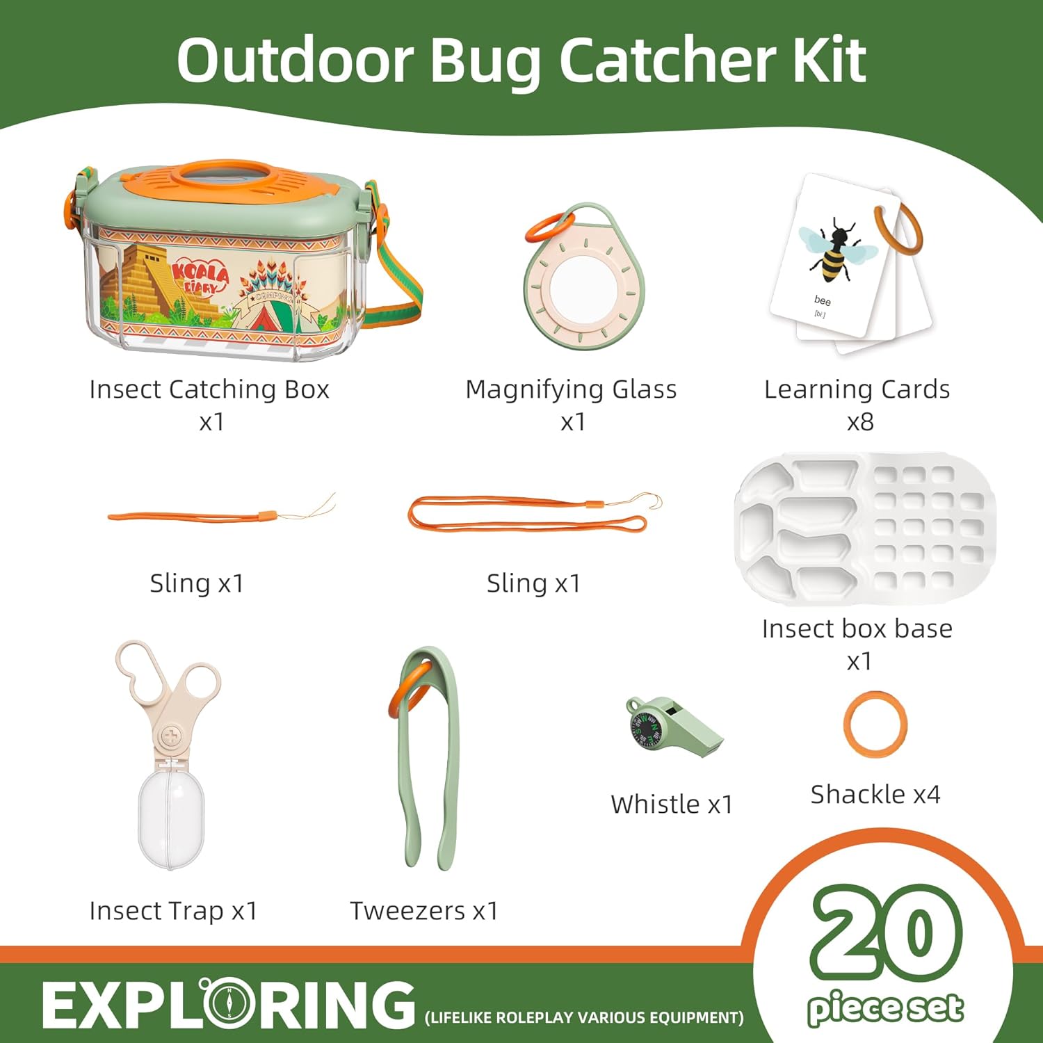 Kids Bug Catcher Set - Explore - مراجعة Outdoor Adventure Learning وسعره
