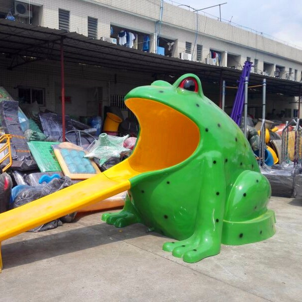 Fiberglass Frog Slide Kids Wat - مراجعة Outdoor Adventure Learning وسعره