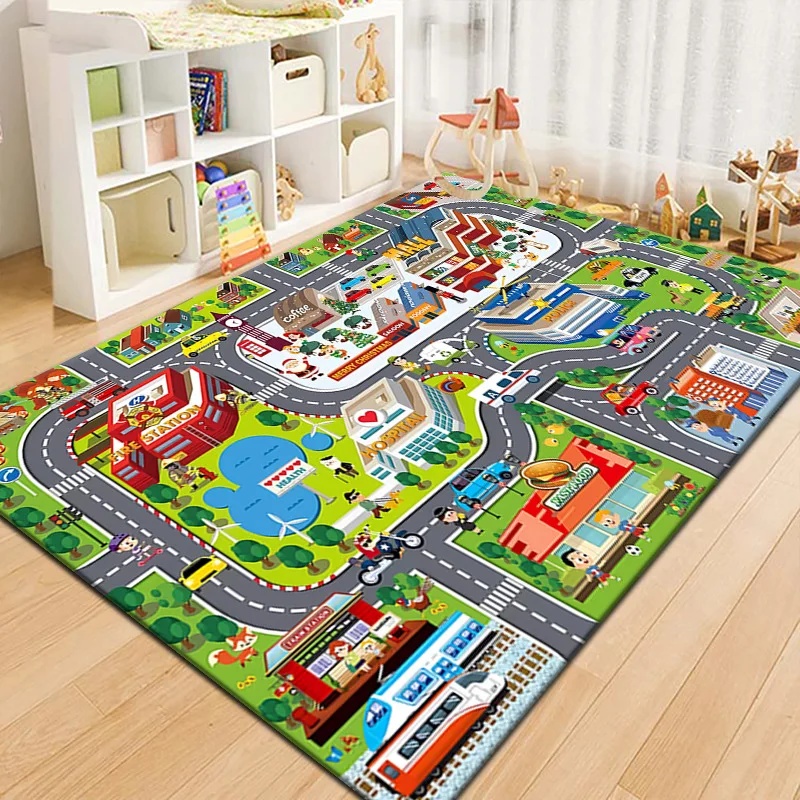 Colorful Kids City Map Play Ma - مراجعة Outdoor Adventure Toys For Kids وسعره