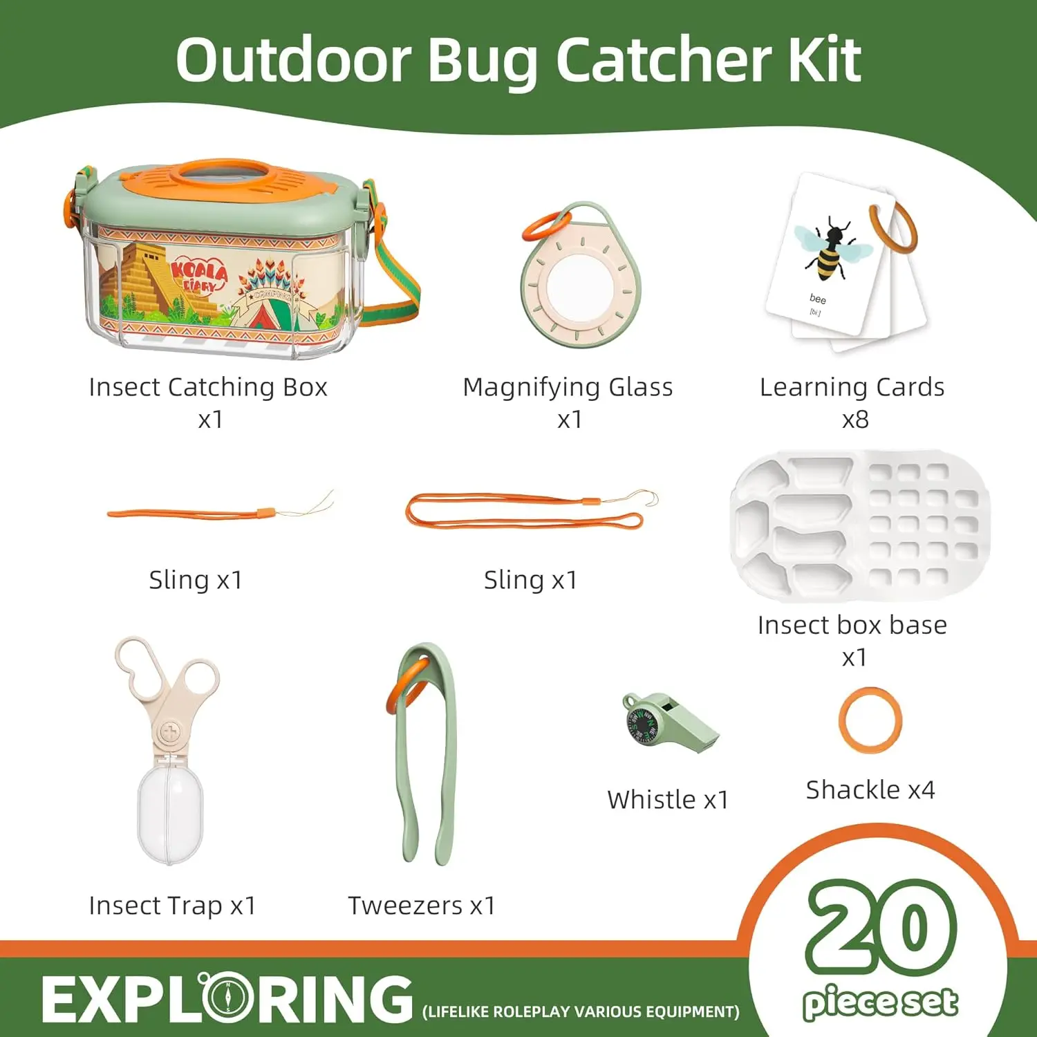 Kids Bug Catcher Set - Explore - مراجعة Outdoor Adventure Learning وسعره