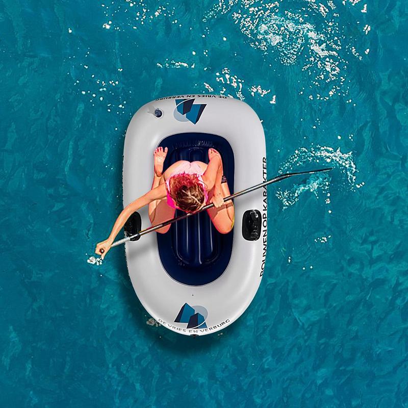 Inflatable Fishing Boat Portab - مراجعة Outdoor Adventure Rafting وسعره