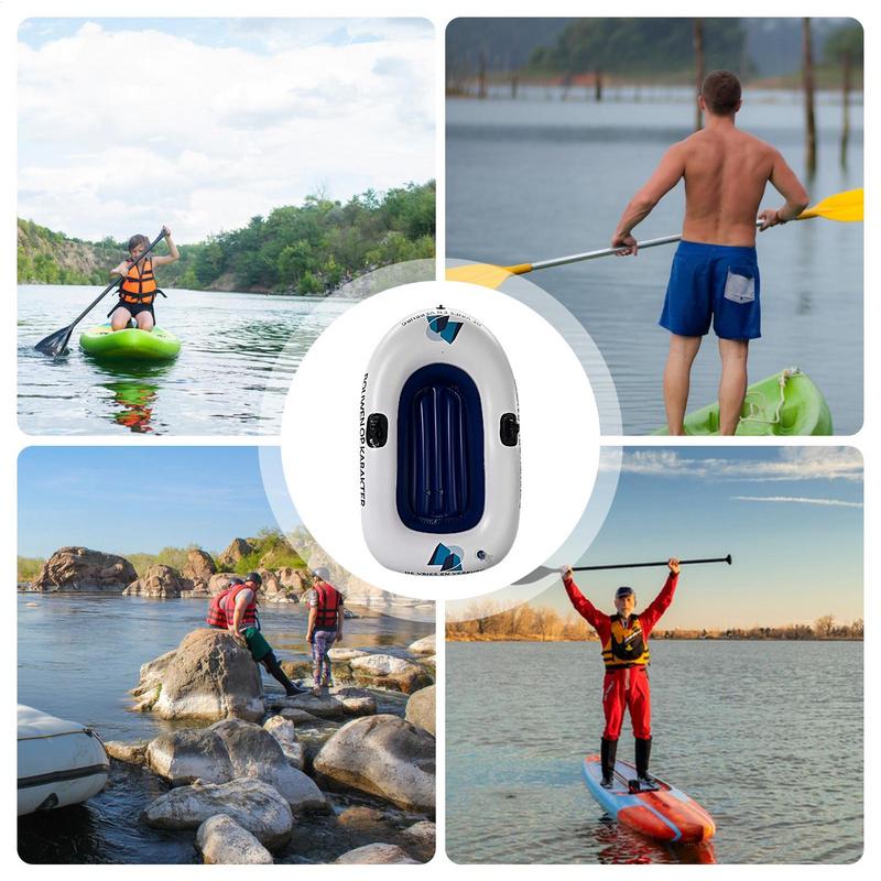 Inflatable Fishing Boat Portab - مراجعة Outdoor Adventure Rafting وسعره