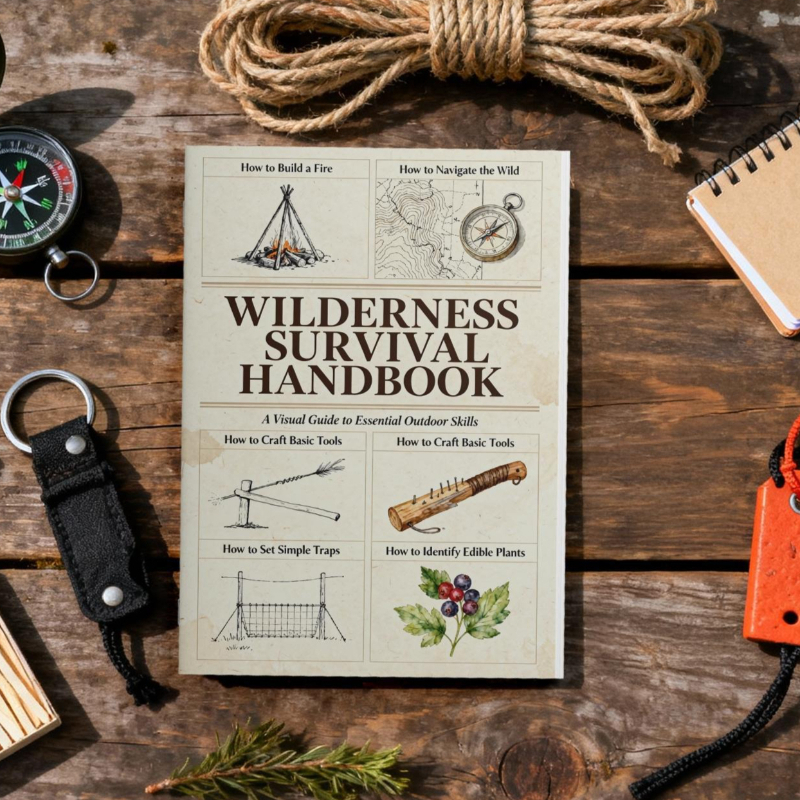 Wilderness Survival Guide Outd - مراجعة Outdoor Adventure Books For Adults وسعره