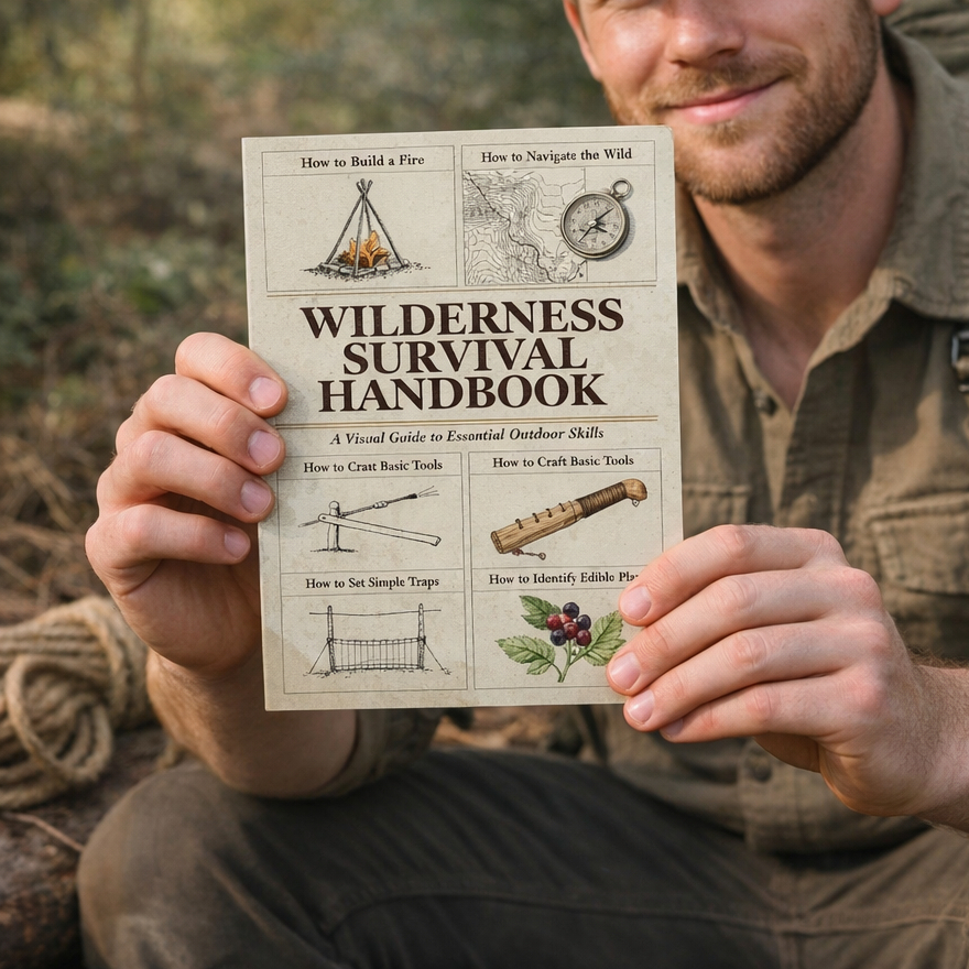Wilderness Survival Guide Outd - مراجعة Outdoor Adventure Books For Adults وسعره