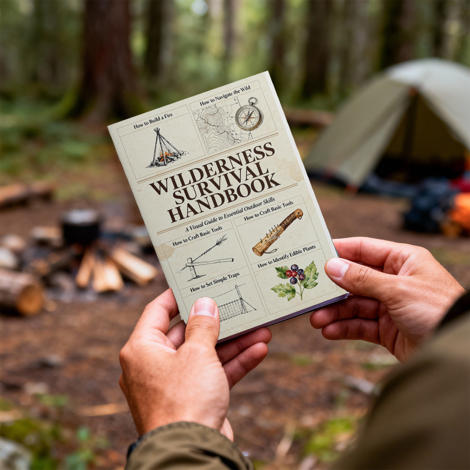 Wilderness Survival Guide Outd - مراجعة Outdoor Adventure Books For Adults وسعره