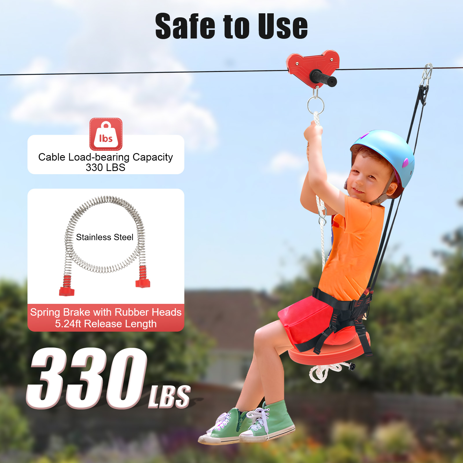 Kids Zipline Adventure Set - S - مراجعة Outdoor Adventure Ziplines & Waterfall وسعره