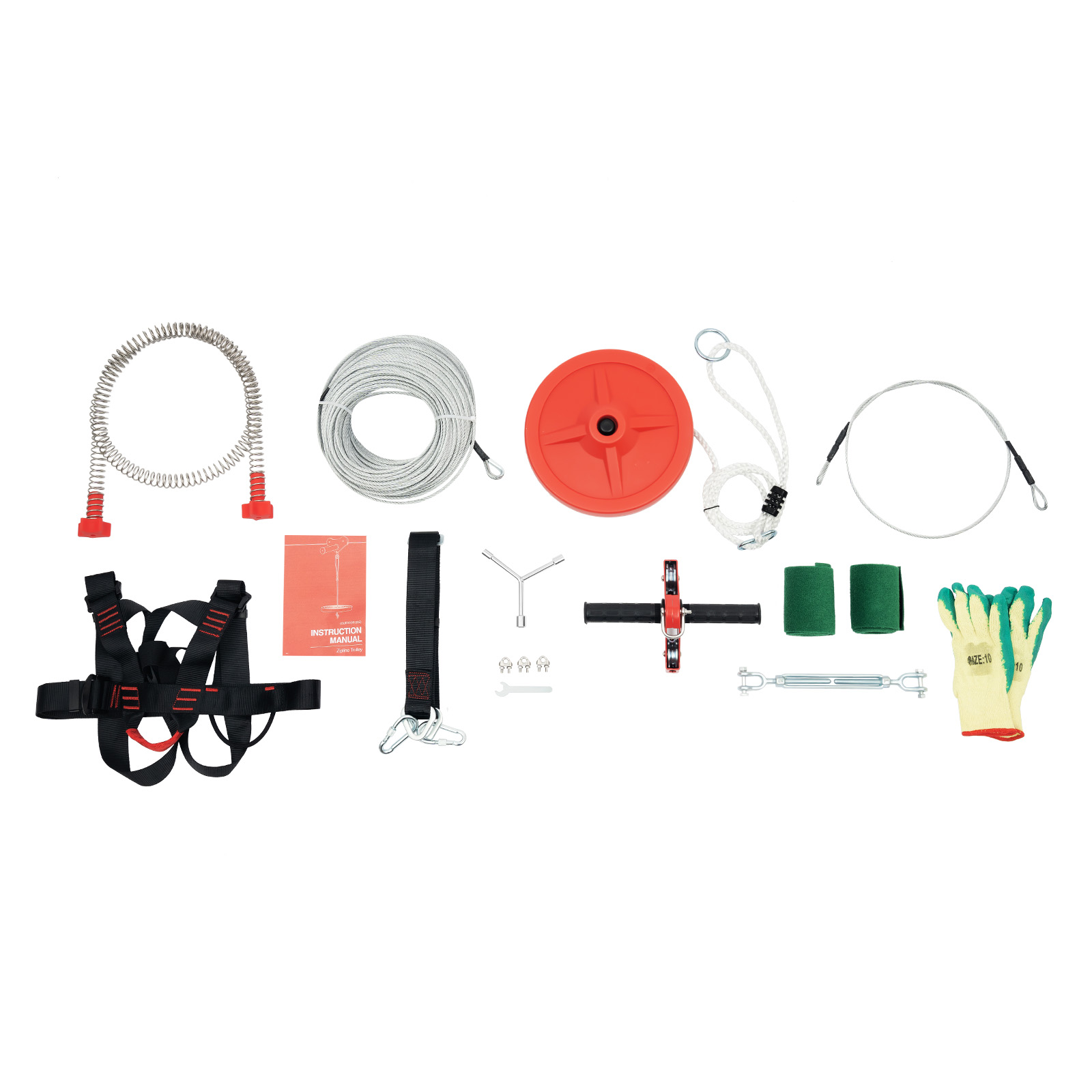Zipline Kit, Outdoor Play, Bac - مراجعة Outdoor Adventure Ziplines & Waterfall وسعره