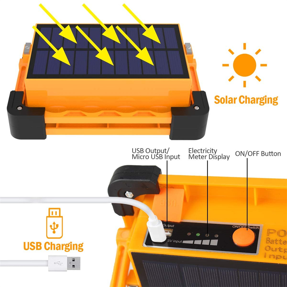 350W Rechargeable LED Solar Wo - مراجعة Outdoor Adventure Jobs وسعره