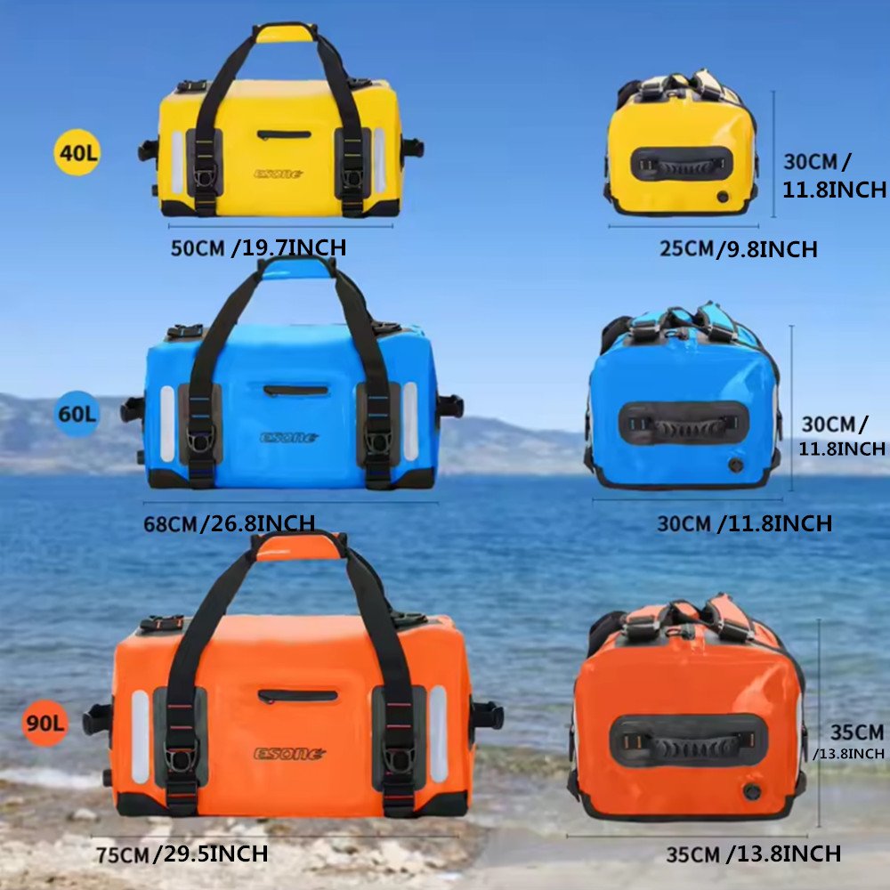 Waterproof Duffle for Motorcyc - مراجعة Outdoor Adventure Rafting وسعره