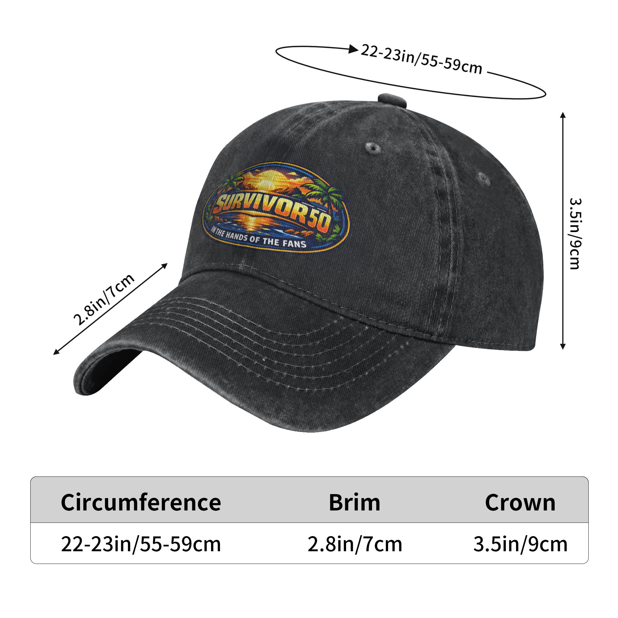 Baseball Cap Survivor 50 Islan - مراجعة Outdoor Adventure Logo وسعره