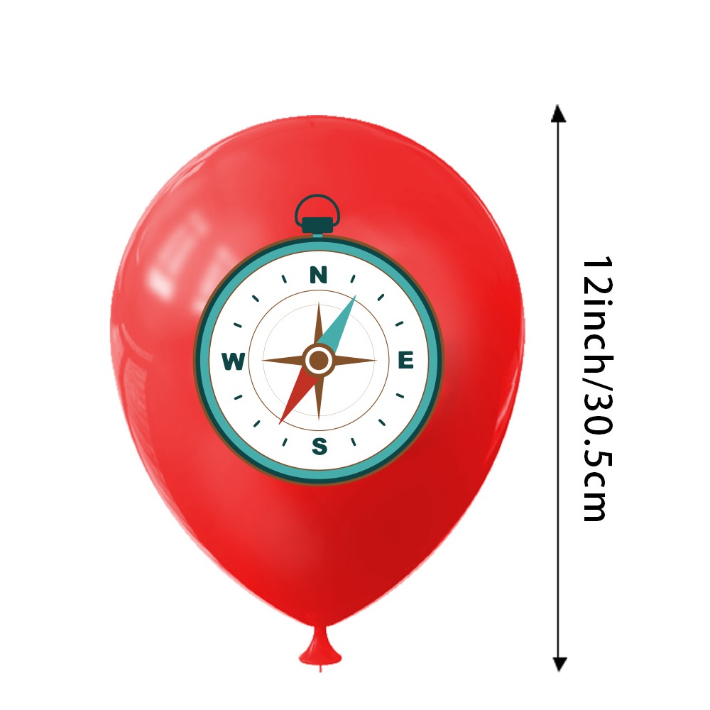 9pcs Happy Camping Balloon, Ou - مراجعة Outdoor Adventure Birthday Party وسعره