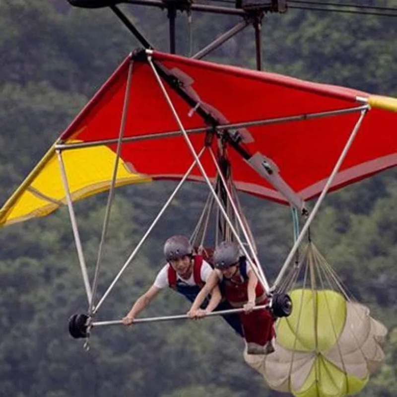 Outdoor Gliding Zipline Swingi - مراجعة Outdoor Adventure Ziplines & Waterfall وسعره