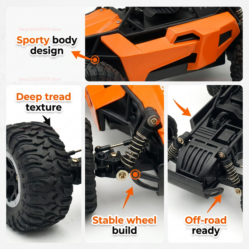 RC Monster Truck 1:16 Scale Re - مراجعة Outdoor Adventure Toys For Kids وسعره