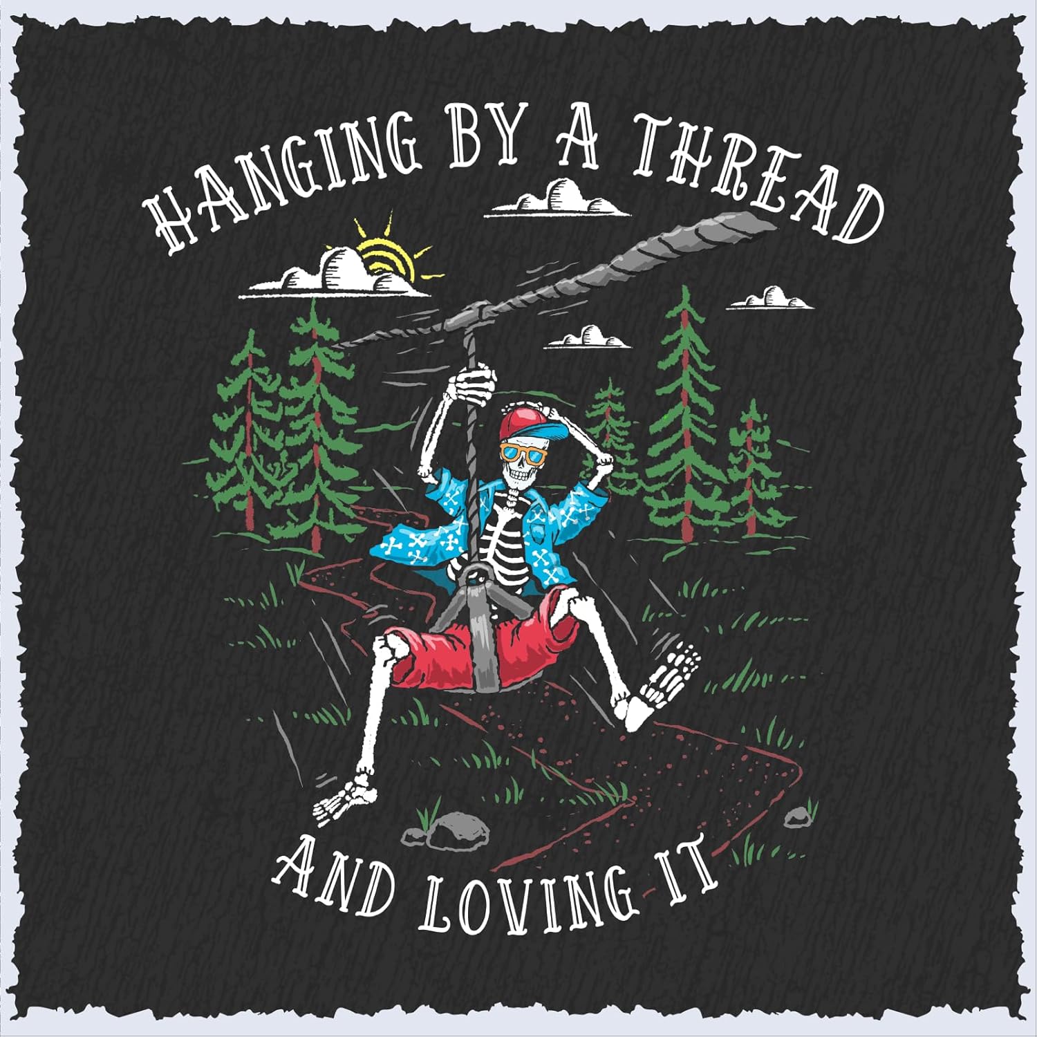 Hanging By A Thread Skeleton Z - مراجعة Outdoor Adventure Ziplines & Waterfall وسعره