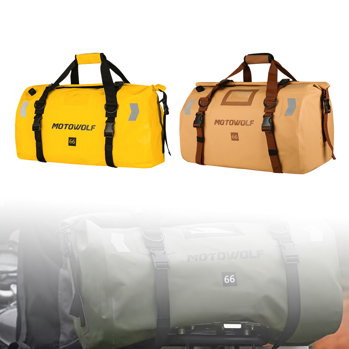 40L-66L Waterproof Duffle for  - مراجعة Outdoor Adventure Rafting وسعره