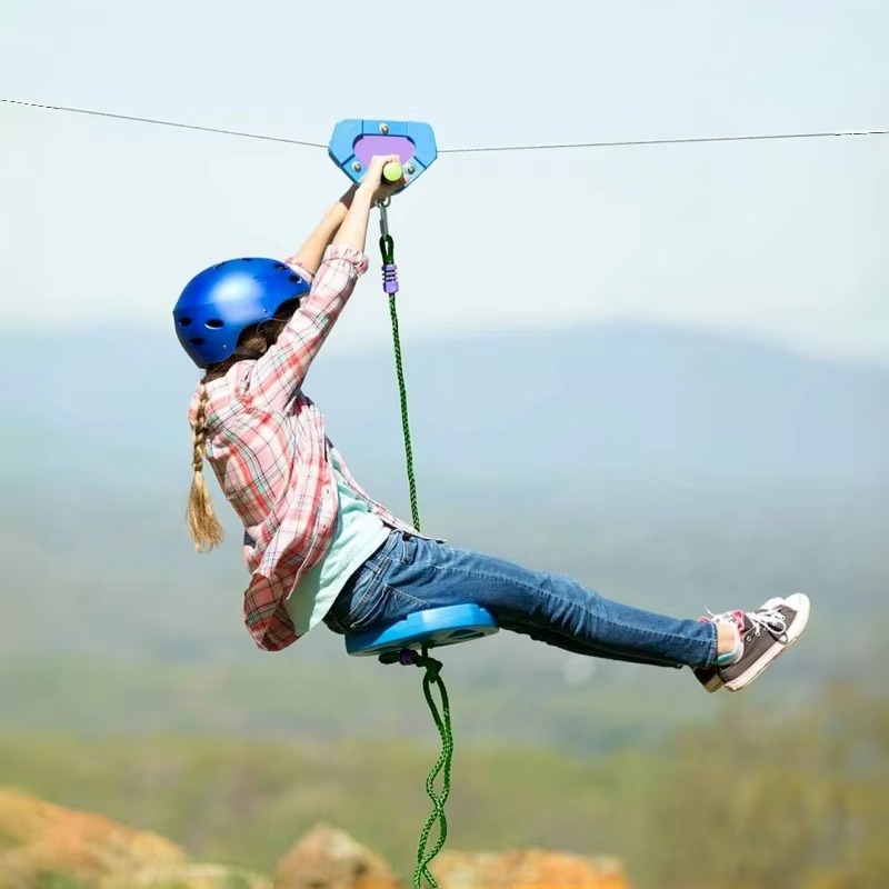 Zipline Game Set Outdoor zipli - مراجعة Outdoor Adventure Ziplines & Waterfall وسعره