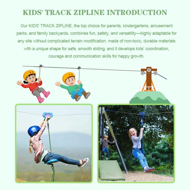 Zipline Game Set Outdoor zipli - مراجعة Outdoor Adventure Ziplines & Waterfall وسعره